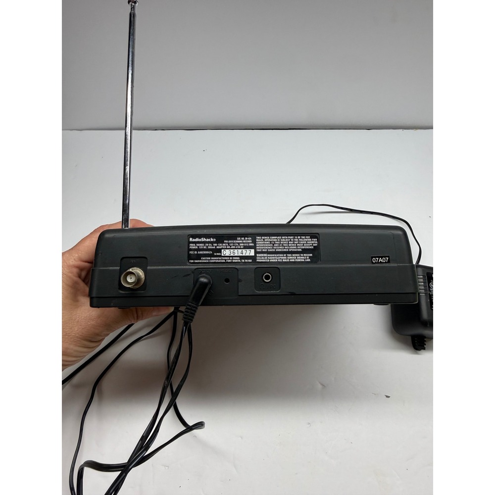RadioShack PRO-2018 200 Channel Desktop Scanner Weather Alert Radio 20-424 - Picture 8 of 10